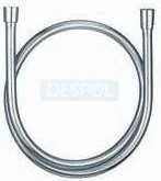 Węże prysznicowe - Kludi 6107105-00 SUPARAFLEX SILVER wąż natryskowy chrom 1250 mm - miniaturka - grafika 1