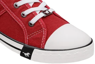 Mustang Trampki 44A061 Czerwone 4058-305-5 Rot 29023 - Trampki męskie - miniaturka - grafika 5