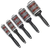 Szczotki i grzebienie do włosów - Kiepe (5965) THERMAL CERAMIC BRUSH NANO TECH 65mm, okrągła szczotka - miniaturka - grafika 1