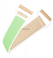 Rękawice i gąbki do kąpieli - PAS DO MYCIA PLECÓW CIAŁA Z SIZALU zielony - miniaturka - grafika 1