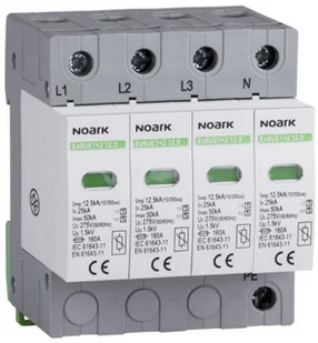 Ogr przep. typ I+II 275 V AC 12,5 kA wymienna wkładka 4-bieg Ex9UE1+2 12.5 4P 275) - Akcesoria do kolektorów i fotowoltaiki Ogr przep. typ I+II 275 V AC 12,5 kA wymienna wkładka 4-bieg Ex9UE1+2 12.5 4P 275) - Akcesoria do kolektorów i fotowoltaiki - miniaturka - grafika 1