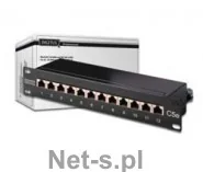 Digitus Patchpanel STP kat.5e 12xRJ45 10 cali DN-91512S - Panele krosownicze - miniaturka - grafika 2