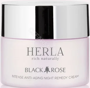 Herla Black Rose intensywnie odbudowujący krem przeciwstarzeniowy na noc 50 ml 1126029 - Pozostałe kosmetyki - miniaturka - grafika 2