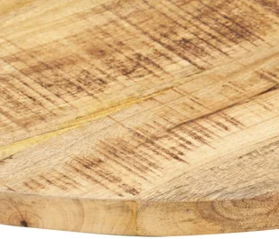 vidaXL Lumarko Blat stołu, lite drewno mango, okrągły, 25-27 mm, 80 cm 286008 - Meble modułowe i akcesoria - miniaturka - grafika 3