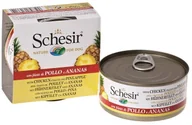 Mokra karma dla psów - Schesir Dog Kurczak z ananasem 24x150g - miniaturka - grafika 1