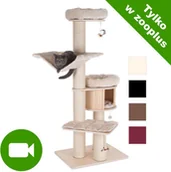 Drapaki dla kotów - Zooplus Natural Paradise XL PREMIUM EDITION drapak dla kota Jasnoszary - miniaturka - grafika 1