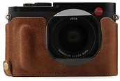 Akcesoria fotograficzne - MegaGear megagear Leica Q (typ 116) EVER Ready prawdziwej skóry aparat w miejscu torba z paskiem do noszenia na ramieniu MG1401 - miniaturka - grafika 1