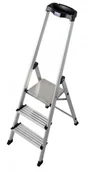 Rusztowania - Krause SAFETY drabina aluminiowa 3 stopnie PlusLine 127914 - miniaturka - grafika 1