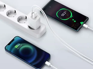 Baseus Ładowarka sieciowa USB PD QC 3.0 20W White CCXJ-B02 - Ładowarki do telefonów - miniaturka - grafika 7