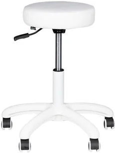 TABORET KOSMETYCZNY AM-303-2 BIAŁY 134992 - Krzesła i taborety kosmetyczne - miniaturka - grafika 3