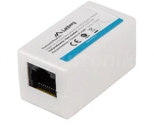 LANBERG Adapter złączka sieciowa RJ45 x2 kat.6 + EKSPRESOWA AD-RJ45-RJ45-OU6 - Wtyczki i adaptery - miniaturka - grafika 4