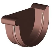 Rynny i akcesoria - Gamrat Denko rynny lewe fi75 ciemny brąz 167182 - miniaturka - grafika 1