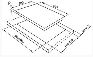 Płyta gazowa do zabudowy Smeg SRV864RAGH - Płyty gazowe do zabudowy - miniaturka - grafika 3