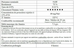 Ekoprojekt 868 Piec wolnostojący Invicta 9kW Bradford kolor emalia czerwona 86876397 - Piece wolnostojące - miniaturka - grafika 8