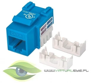 Keystone Intellinet Intellinet Moduł Cat6 UTP RJ45 zaciskany niebieski 210737 - Wtyczki i adaptery - miniaturka - grafika 3