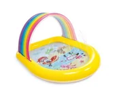 Baseny ogrodowe - Intex Brodzik Tęcza z fontanną 57156 - miniaturka - grafika 1