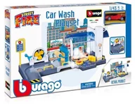 Tory, garaże, parkingi - Bburago Street Fire Myjnia Samochodowa i Autko 30406 - miniaturka - grafika 1