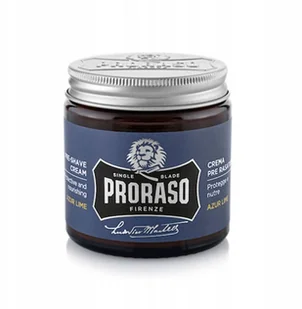 PRORASO Azur Lime Pre-Shave - krem 100ml - Kosmetyki do golenia - miniaturka - grafika 2