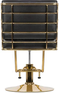 GABBIANO ACTIVESHOP FOTEL FRYZJERSKI PRATO ZŁOTO - CZARNY - Fotele fryzjerskie - miniaturka - grafika 4