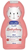 Kosmetyki kąpielowe dla dzieci - On Line LE PETIT ŻEL 3W1 DLA DZIECI 350ML LANDRYNKOWY - miniaturka - grafika 1