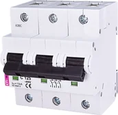 Wyłączniki światła i elektryczne - ETI Wyłącznik-nadprądowy-ETIMAT-10-3P-C-125A-10kA 2135733 - miniaturka - grafika 1