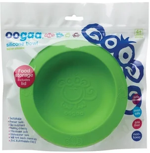 oogaa oogaa Green Bowl & Lid silikonowa miseczka z pokrywką - Miseczki i talerzyki dla dzieci oogaa oogaa Green Bowl & Lid silikonowa miseczka z pokrywką - Miseczki i talerzyki dla dzieci - miniaturka - grafika 4