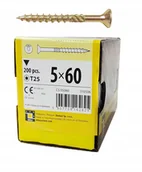 Wkręty - Wkręty Do Drewna Ciesielskie 5x60 Stożkowe 200szt - miniaturka - grafika 1