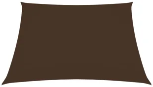 vidaXL Żagiel ogrodowy, tkanina Oxford, kwadratowy, 7x7 m, brązowy vidaXL - Parasole ogrodowe - miniaturka - grafika 4