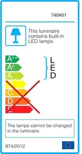 Lucide Elewacyjna LAMPA ścienna SOHO 740401 prostokątna OPRAWA tarasowa LED 6W zewnętrzna outdoor IP54 ciemnoszara 740401 - Lampy ogrodowe - miniaturka - grafika 5