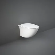 Miski WC - RAK Ceramics Sensation bez kołnierza biała lśniąca SENWC1446AWHA - miniaturka - grafika 1