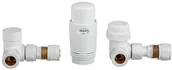 Zawory i kraniki - Invena Zawory termostatyczne osiowe białe z głowicą termostatyczną CD-25-B15 ! - miniaturka - grafika 1
