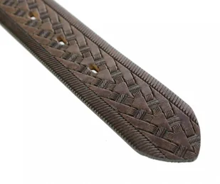 WIREX (PL) Pasek Skórzany Męski WIREX (PL) Klamra Nowoczesna GŁADKI SZARFOWANY "BIEŻNIK" CZEKOLADOWY 35 mm Skóra Licowa Extra - Paski WIREX (PL) Pasek Skórzany Męski WIREX (PL) Klamra Nowoczesna GŁADKI SZARFOWANY "BIEŻNIK" CZEKOLADOWY 35 mm Skóra Licowa Extra - Paski - miniaturka - grafika 4