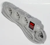 Listwy zasilające - Hilark Listwa zasilająca  zwykła 3 gniazd 5m biały 911301144/5/M 911301144/5/M - miniaturka - grafika 1