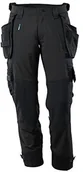 Odzież robocza - Mascot Mascot 17031-311 spodnie robocze"Stretch" - Advanced, czarne, 90C52 17031-311-09-90C52 - miniaturka - grafika 1