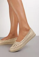 Espadryle damskie - Złote Espadryle Phiase - miniaturka - grafika 1