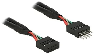 Delock 10Pin żeński - 10Pin męski 0.25 m 83873 - Kable komputerowe i do monitorów - miniaturka - grafika 2