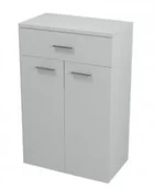 Szafki łazienkowe - Aqualine ZOJA/KERAMIA FRESH dolna z szufladą 50x78x29cm, biała 50313 - miniaturka - grafika 1