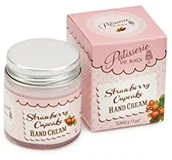 Kremy i maski do rąk - Rose and co Patisserie de Bain Strawberry Cupcake Moisturising hand Cream 30 ML PB081 - miniaturka - grafika 1