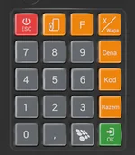 Akcesoria do kas i terminali - NOVITUS Nakładka gumowa do kasy Next - miniaturka - grafika 1