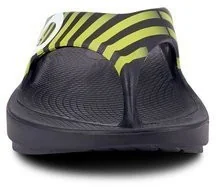 Oofos Klapki regeneracyjne OOriginal Sport Black Yellow Stripes - Klapki i japonki męskie - miniaturka - grafika 3