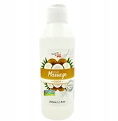 Olejki i świece do masażu - Żel do masażu i lubrykant w jednym Kokosowy 250ml - miniaturka - grafika 1