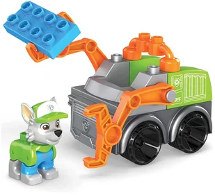 Fisher Price Mega Bloks Psi Patrol Zestaw Śmieciarka Rocky'ego GYH93 GYH93 - Klocki - miniaturka - grafika 2