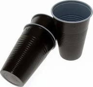 Naczynia i sztućce jednorazowe - NoName Kubek plastikowy jednorazowy brązowy do ciepłych napojów 200ml 100 sztuk OFE000049 OFE000049 - miniaturka - grafika 1