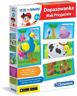 Clementoni Dopasowanka Mali Przyjaciele 60039 - Gry planszowe - miniaturka - grafika 3