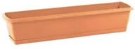 Donice - Prosperplast Skrzynka balkonowa 78.6 x 18.4 cm plastikowa terakota z podstawką - miniaturka - grafika 1