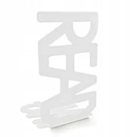 Podpórki do książek - Podpórka do książek Reading Biała 19cm Subtelna - miniaturka - grafika 1