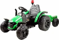 Samochody i pojazdy dla dzieci - Vexin Traktor na akumulator z przyczepą kogut - miniaturka - grafika 1