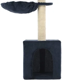 VidaXL Drapak dla kota z sizalowymi słupkami, 105 cm, niebieski 170627         VidaXL - Drapaki dla kotów - miniaturka - grafika 5