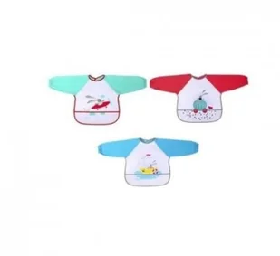 BabyOno Śliniak z długim rękawem Baby Adventurer 24m+ : Wzór - Wzór 3 - Śliniaki i fartuszki - miniaturka - grafika 2