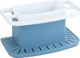 Wenko organizator zlewozmywakowy Cosmo 21 x 11 cm PP niebieski/biały 3-częściowy twm_448267 - Pozostałe akcesoria kuchenne Wenko organizator zlewozmywakowy Cosmo 21 x 11 cm PP niebieski/biały 3-częściowy twm_448267 - Pozostałe akcesoria kuchenne - miniaturka - grafika 1